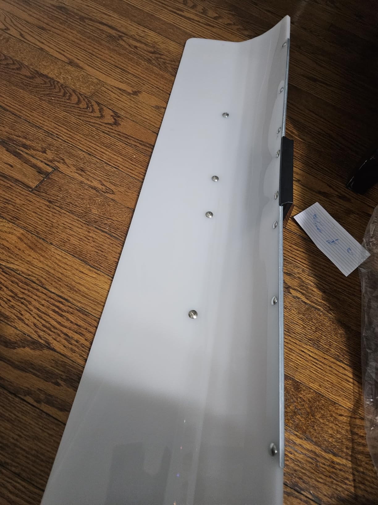 VEVOR Snow Pusher, 48 inch Wide Push Snow Shovel Plow for Driveway, Sidewalks and Doorways customer photo 2