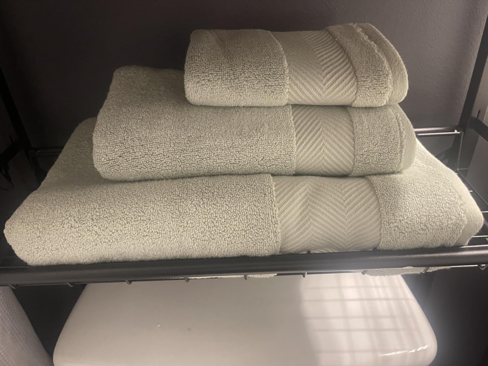 Ultra Soft & Plush Viscose from Bamboo Bath Towels - 700 GSM Luxury Bath Towels - 6 Piece Set - Super Absorbent & Quick Drying (Taupe) customer photo 2