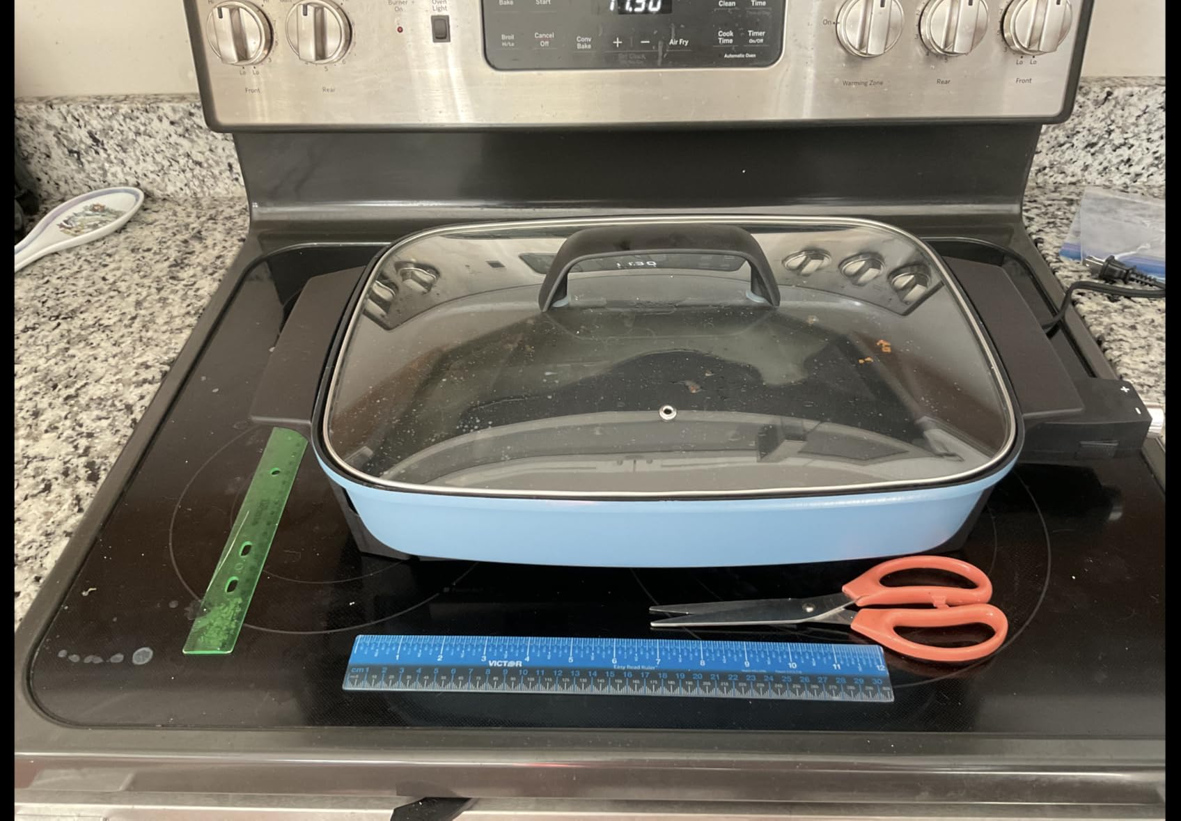 Nuwave Medley XL Digital Electric Skillet, Family Size Griddle with Glass Lid, Precision Heating 100-425F in 5F Increments, PFAS Free Ceramic, 7qt Capacity customer photo 1