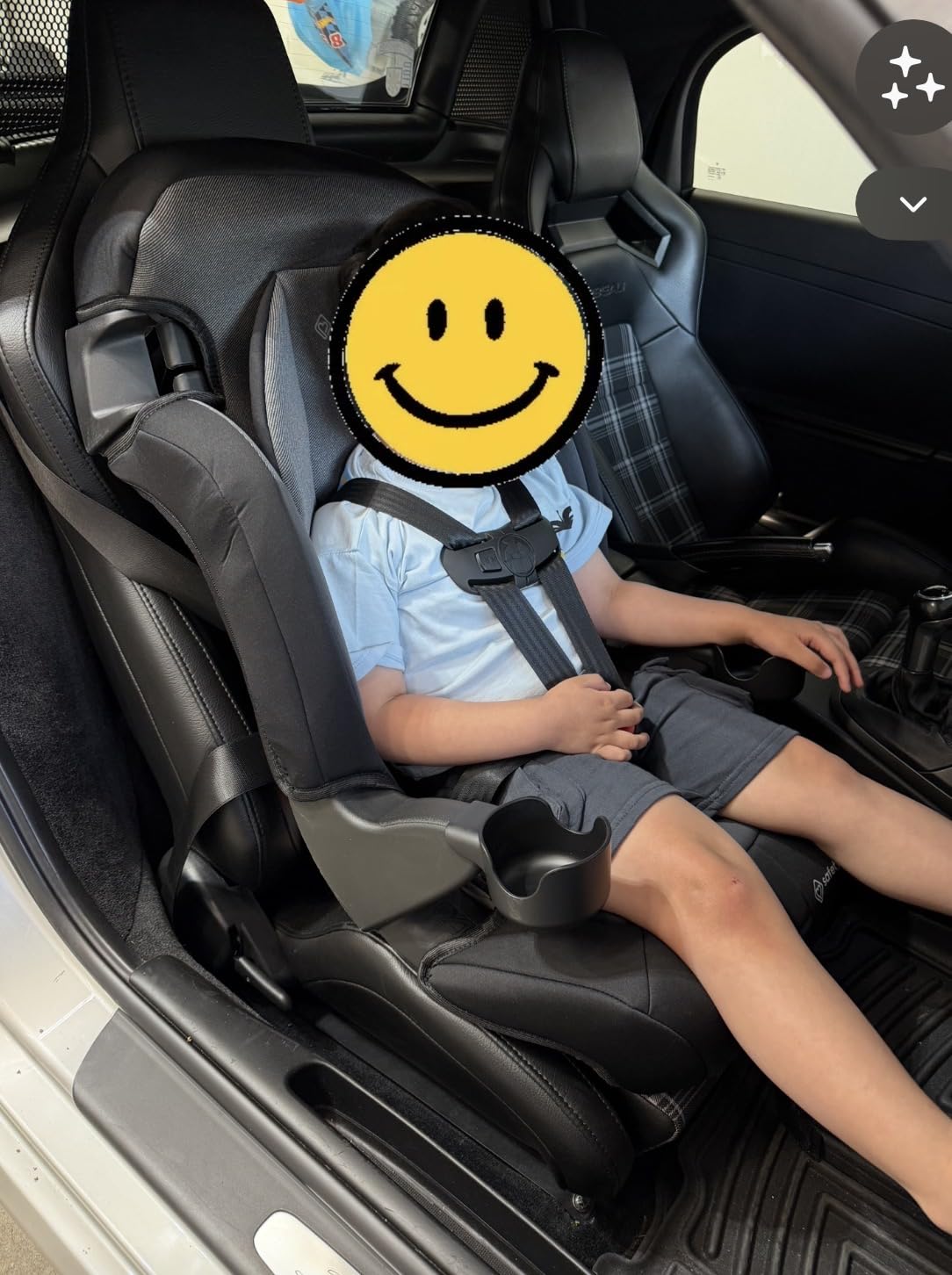 Safety 1st Grand 2-in-1 Booster Car Seat, Converts from High Back to Belt-Positioning Booster, High Back Seat for Kids 40-65, and Belt-Positioning 40-100 Pounds, Capri Teal customer photo 2