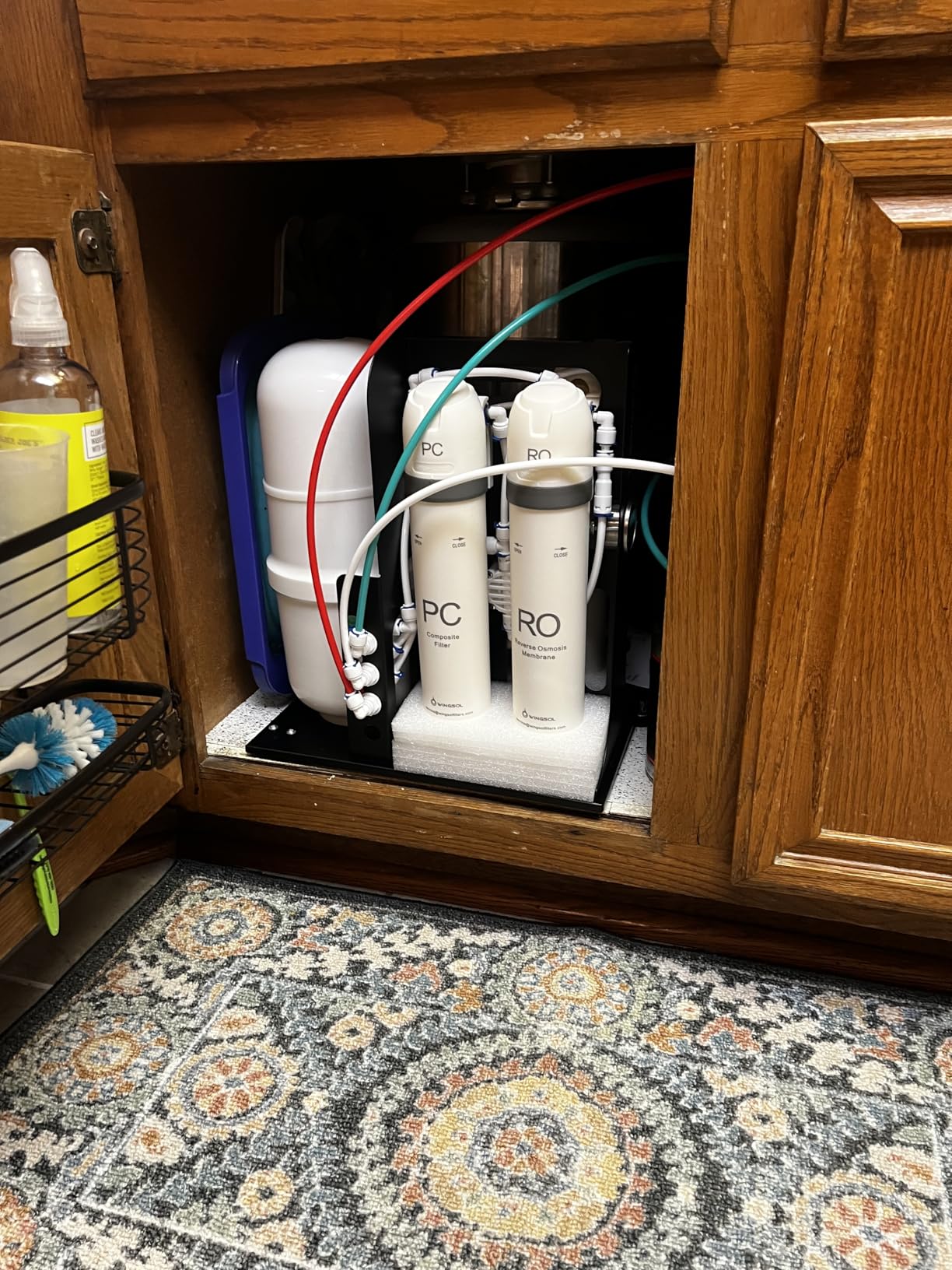 WINGSOL Integrated Reverse Osmosis Water Filter, NSF/ANSI 42&53&58, 8-Stage Under Sink RO Filtration System for 0 TDS Pure Water, Easy Installation Compact Size, No Electricity Needed customer photo 2