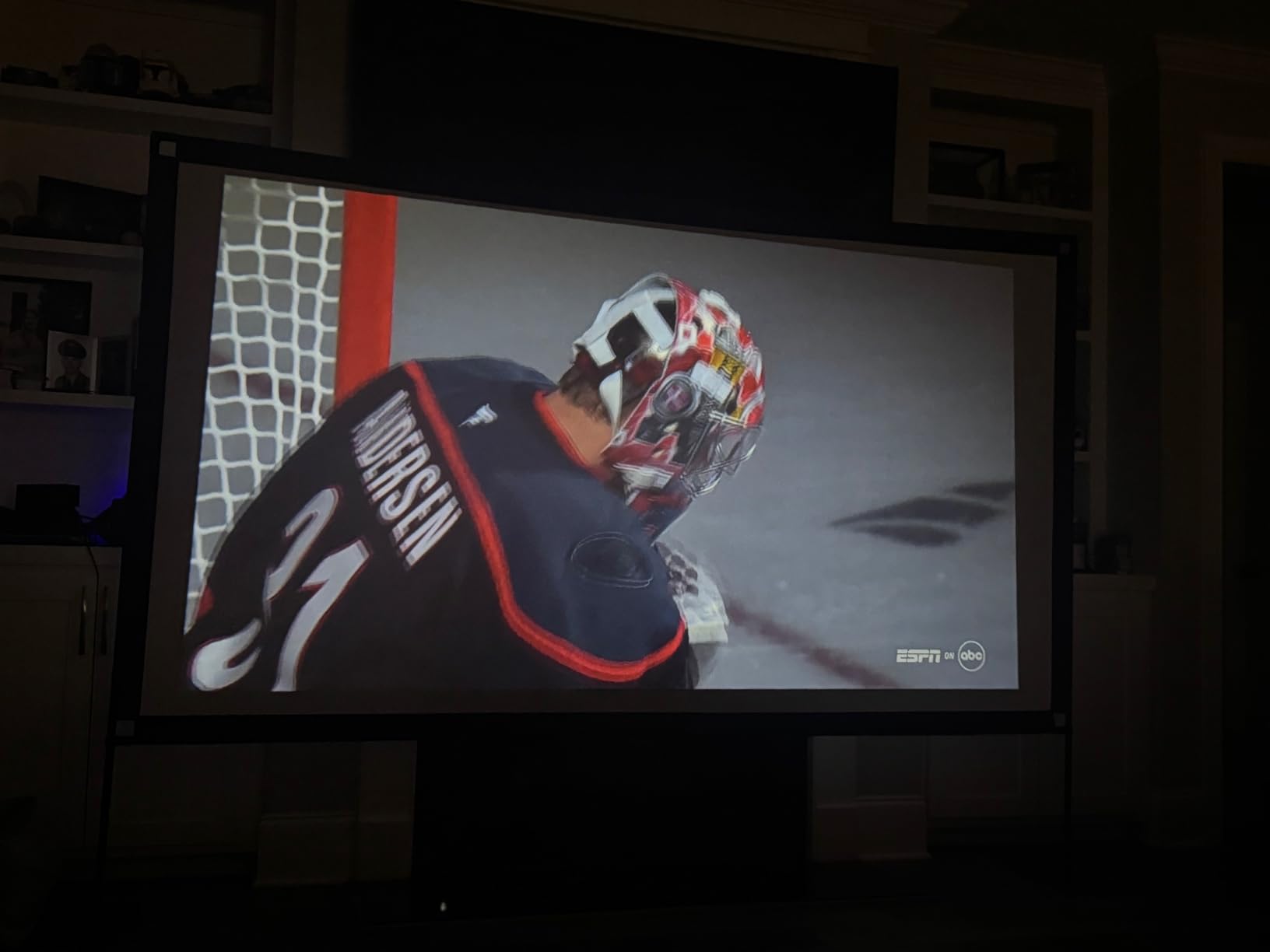 120inch Projector Screen with Stand: Portable Projector Screen Outdoor Indoor Front/Rear16:9 4K HD with Carry Bag Sandbag- Movie Screen for Backyard Moive Night, Camping, Theater customer photo 1