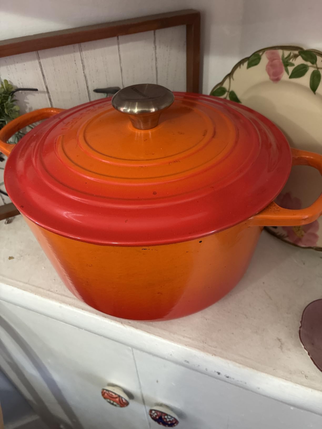 Le Creuset Enameled Cast Iron Signature Deep Round Oven, 6.5 qt., Sea Salt customer photo 1