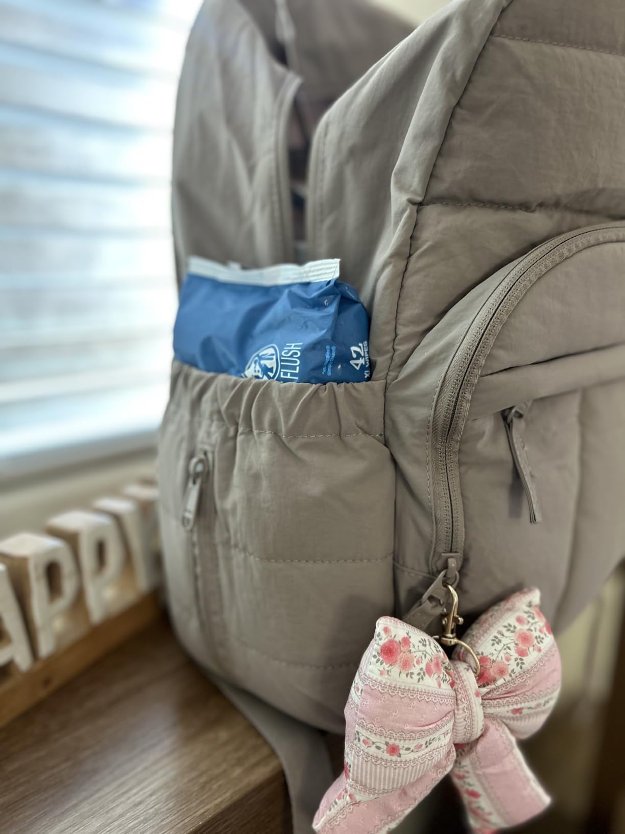 BAGSMART Baby Diaper Bag with Waterproof Pad customer photo 2