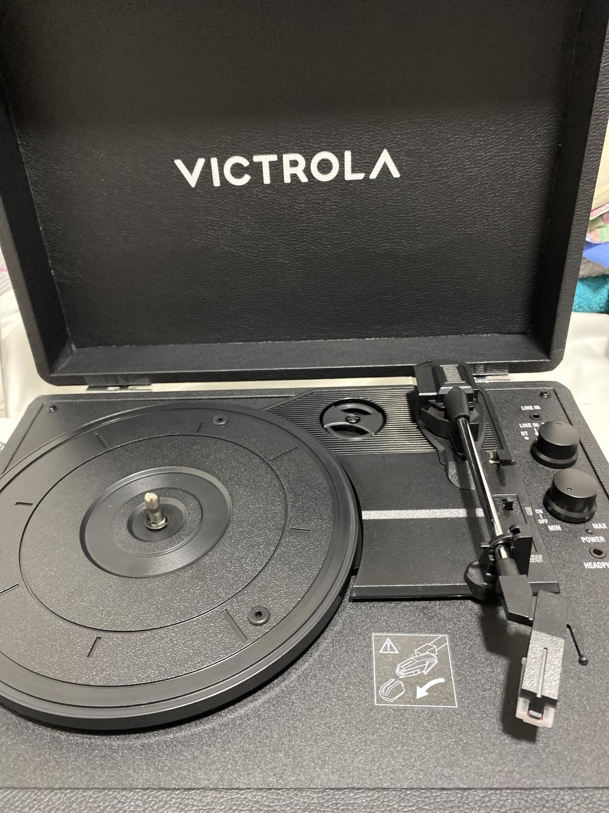 Victrola Journey II - Bluetooth Suitcase Record Player - Green customer photo 1