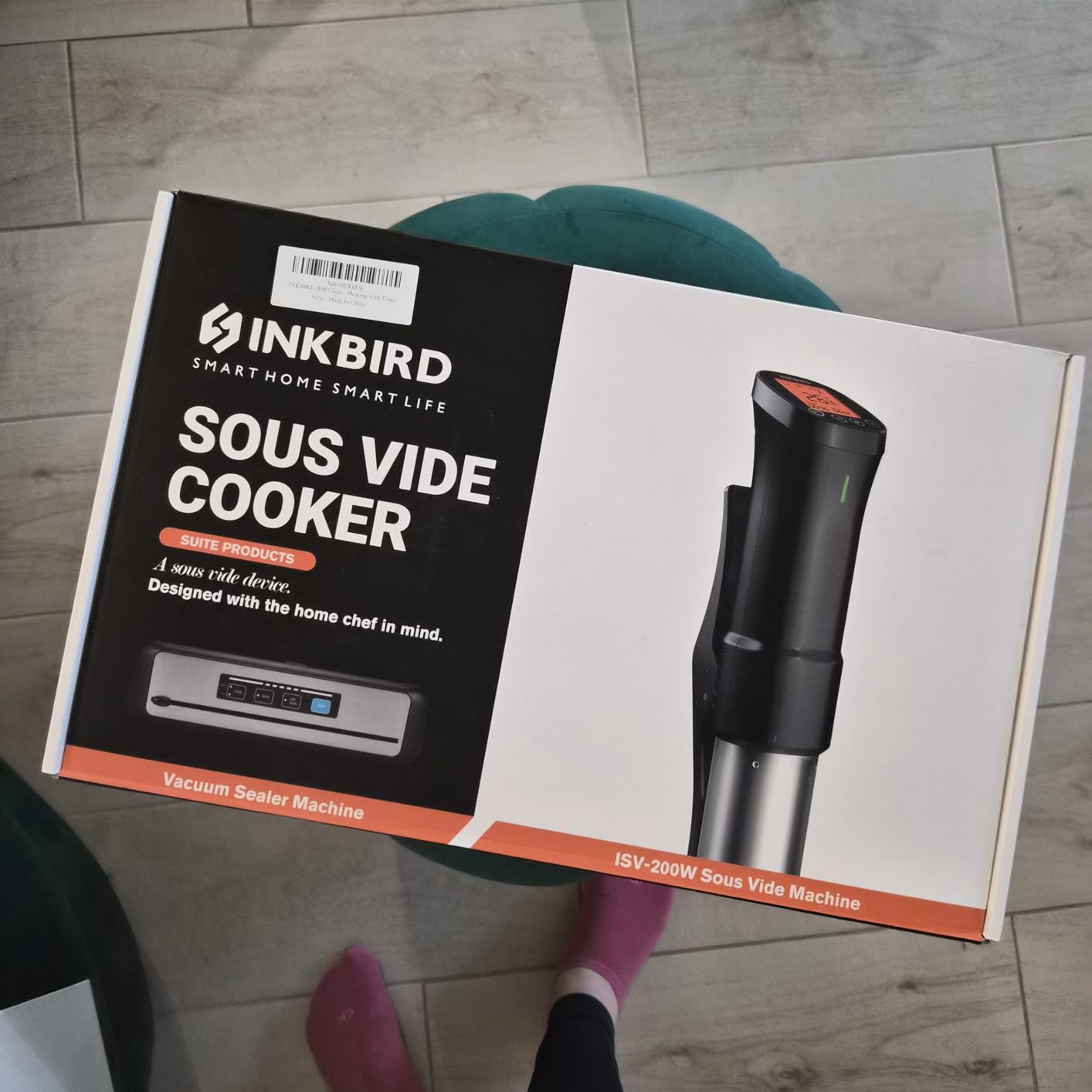 INKBIRD 2.4G WIFI Sous Vide Cooker Bundle with Vacuum Sealer Machine, 1000W Sous-Vide Kits customer photo 2
