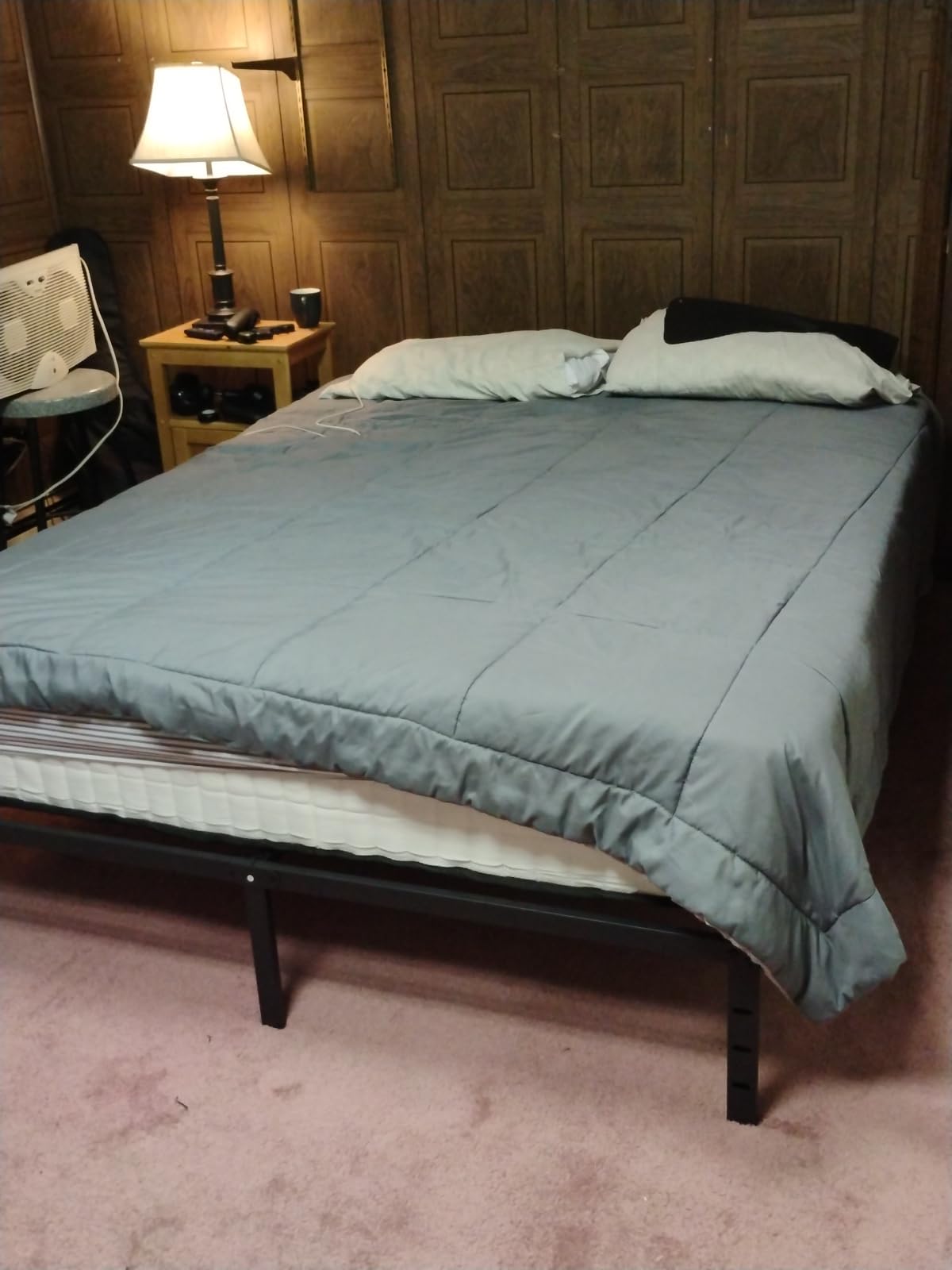 Queen Mattress, 12 Inch Mattress Queen Size in a Box with Memory Foam and Individual Pocket Springs for Motion Isolation, Pressure Relief, Medium Firm Feel, Cool&Comfortable Sleep, Breathable customer photo 1