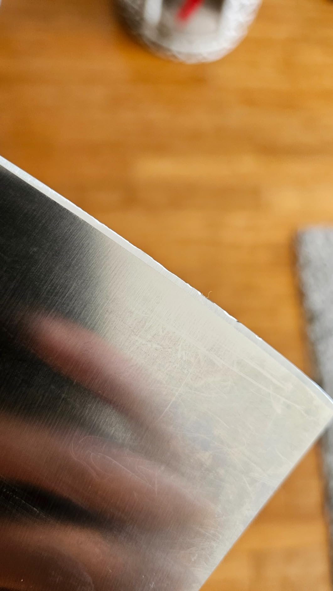 imarku Japanese Santoku Knife 7 Inch, 10Cr15CoMoV 3-Layer Stainless Steel | Ultra-sharp hollow-edge kitchen chef knife 59±2 HRC, lasting sharpness & rust resistant, ergonomic Pakkawood grip, gift-ready customer photo 2