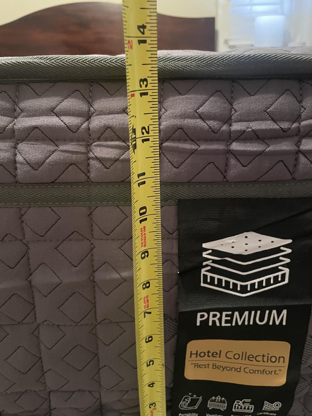 Firm King Size Mattress 14 inch, Hybrid King Mattress with Extra Back and Lumbar Support, Fiberglass Free, 365 Nights Trial & 10 Years Warranty, Motion Isolation customer photo 1