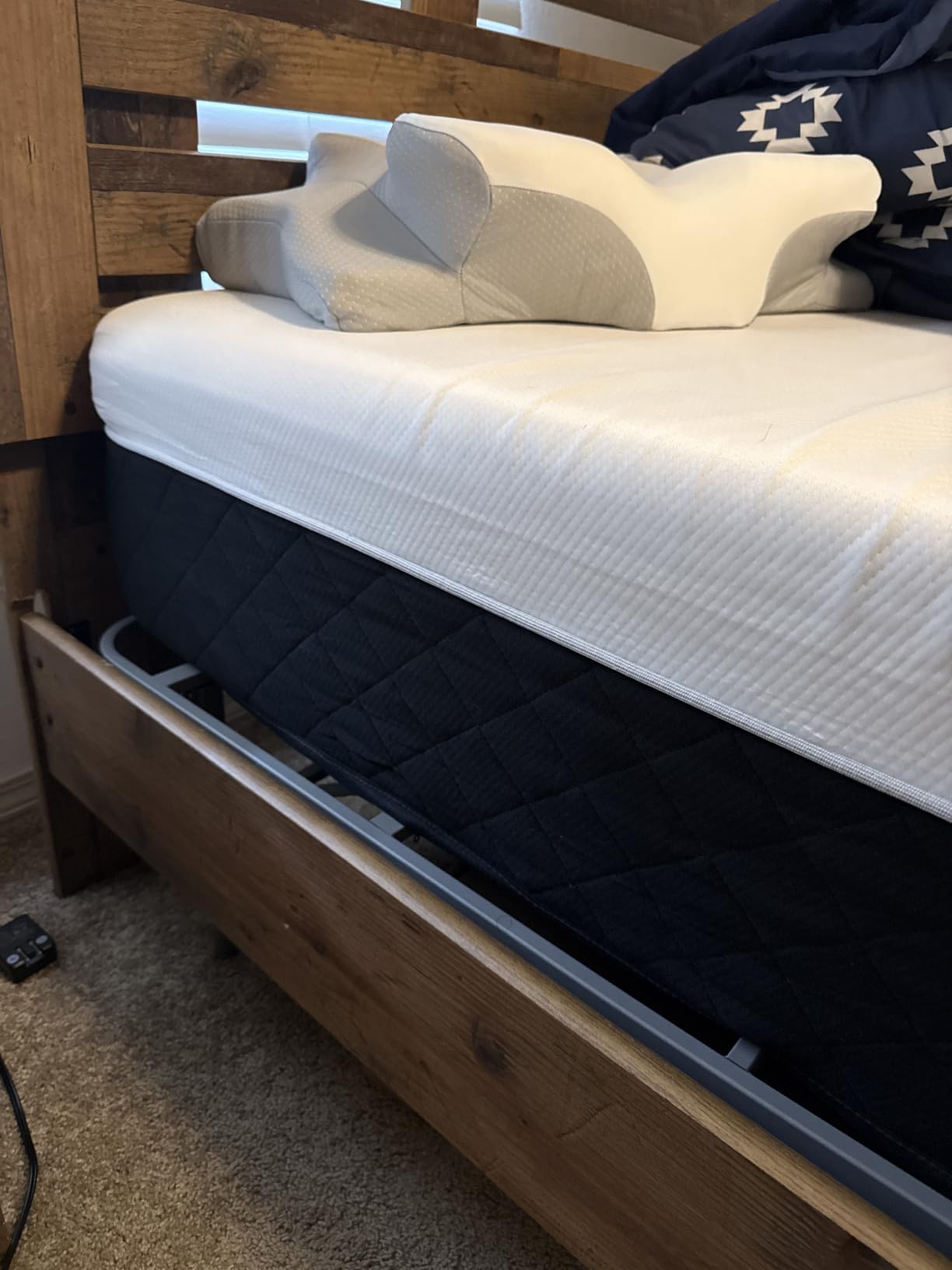 SLEEP100 14 Inch Queen Mattress - Firm Support - Contouring Memory Foam | Balanced Support - Pressure Relief - All Sleep Positions - Gel-Infused Ventilated Memory Foam - Compressed Mattress in a Box customer photo 1