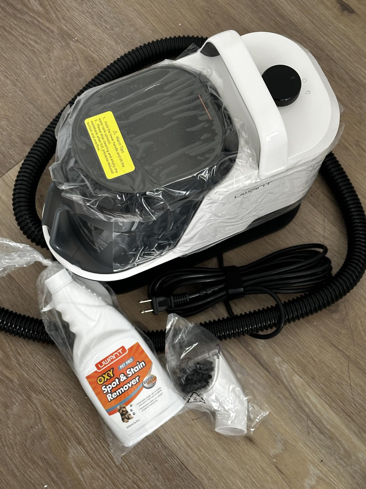 Uwant 18Kpa Upholstery Cleaner Machine with Pet Pro Solution & Tools customer photo 2