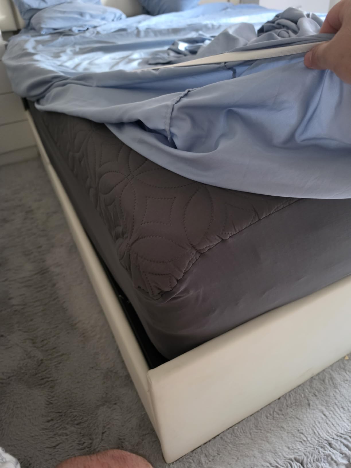 Firm Queen Mattress 12 inch, Hybrid Mattress with Extra Back and Lumbar Hip Support, Pressure and Back Pain Relief, 365 Nights Trial customer photo 1
