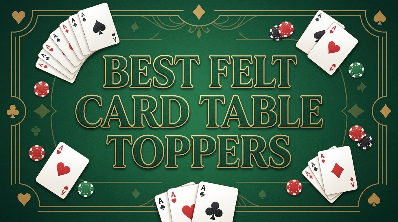 best felt card table toppers