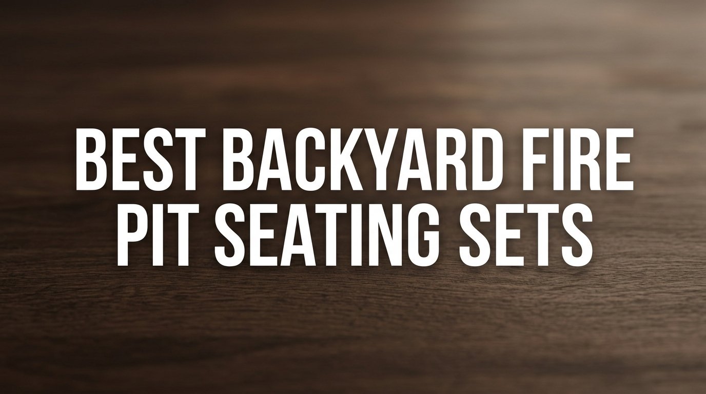 best backyard fire pit seating sets
