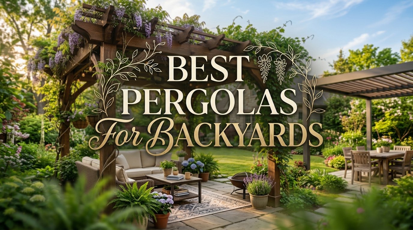 best pergolas for backyards