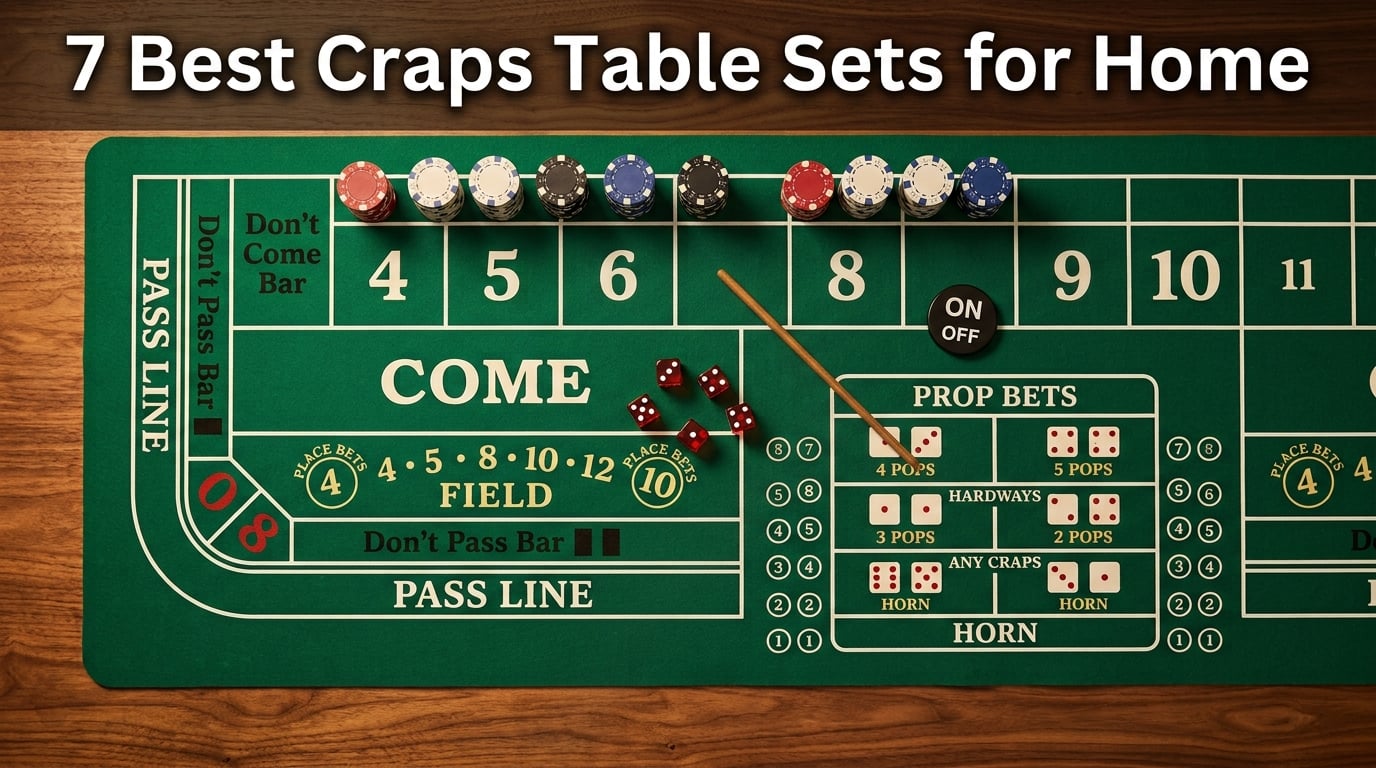 best craps table sets for home