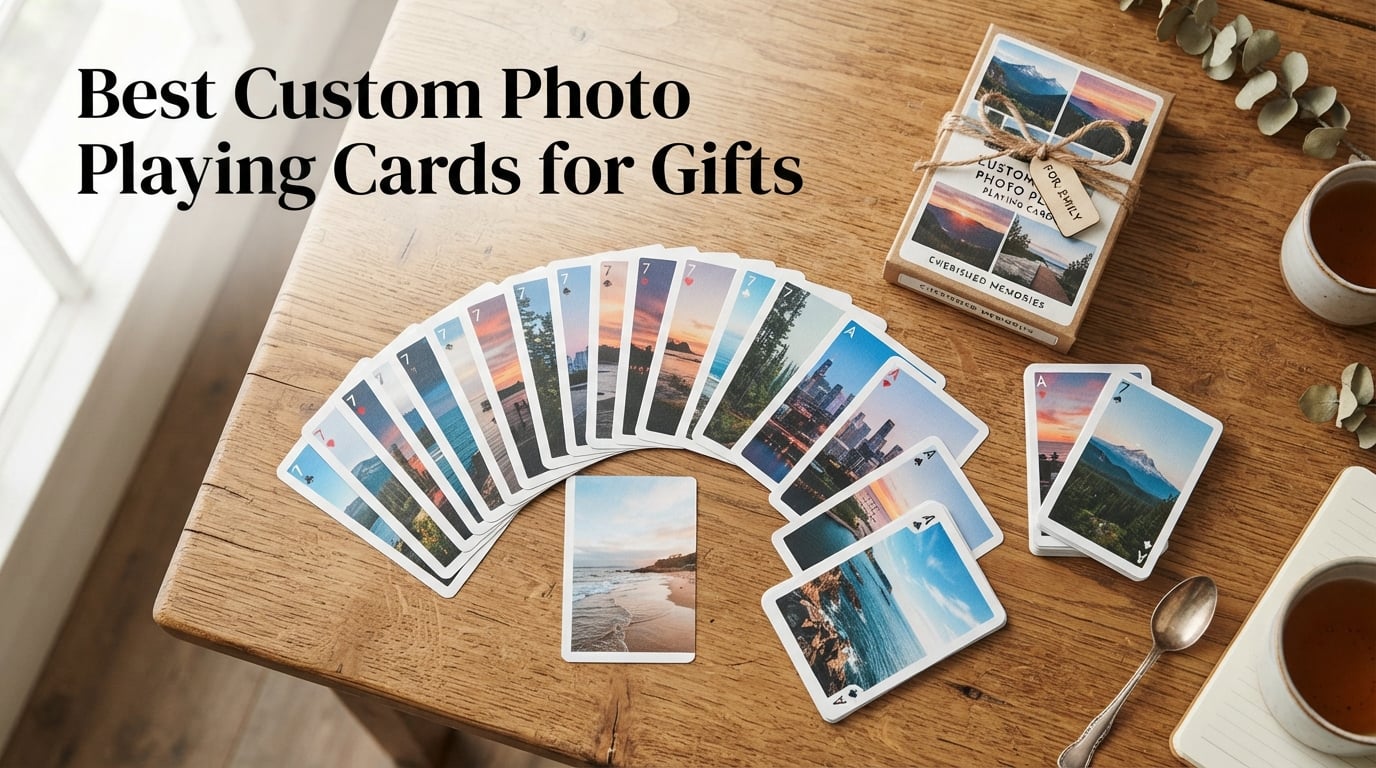 best custom photo playing cards for gifts