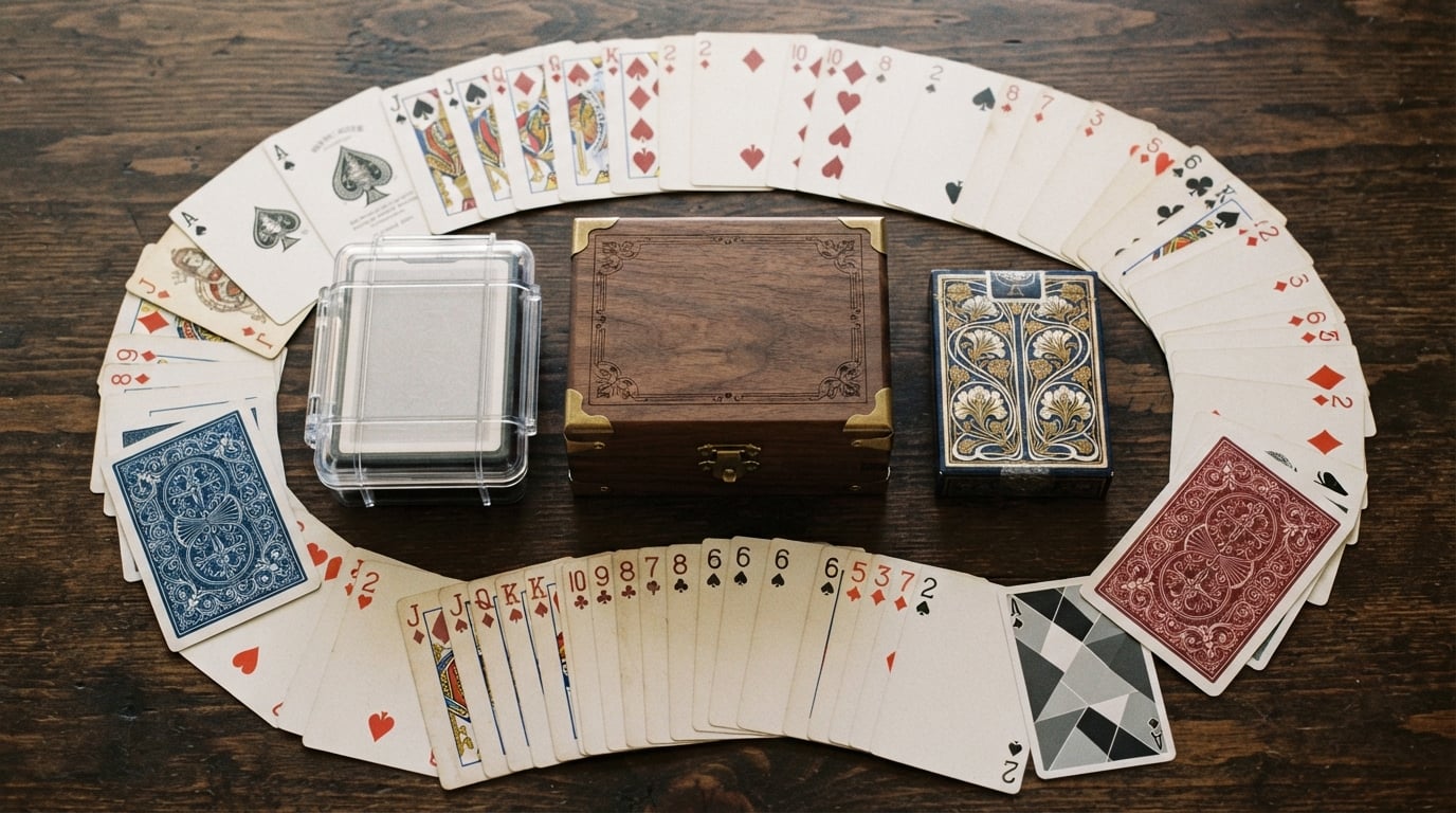 best two deck card sets with case