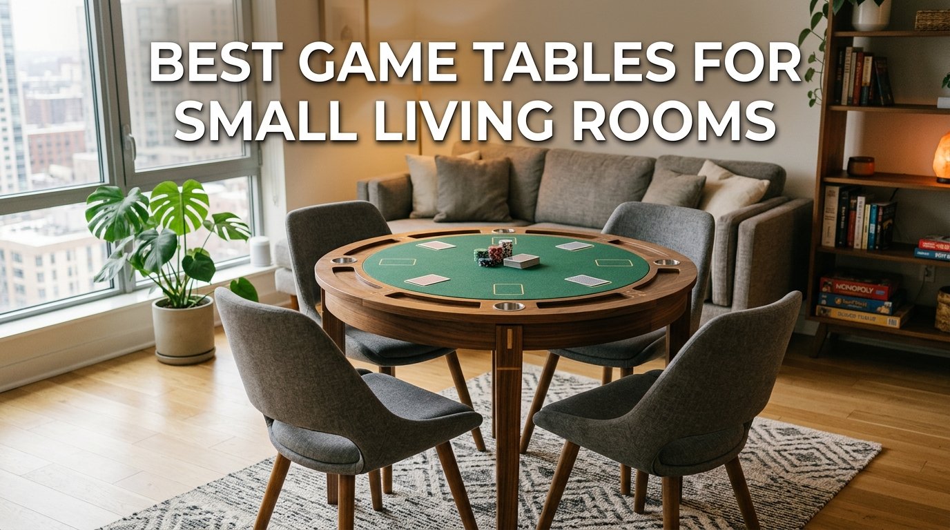 best game tables for small living rooms