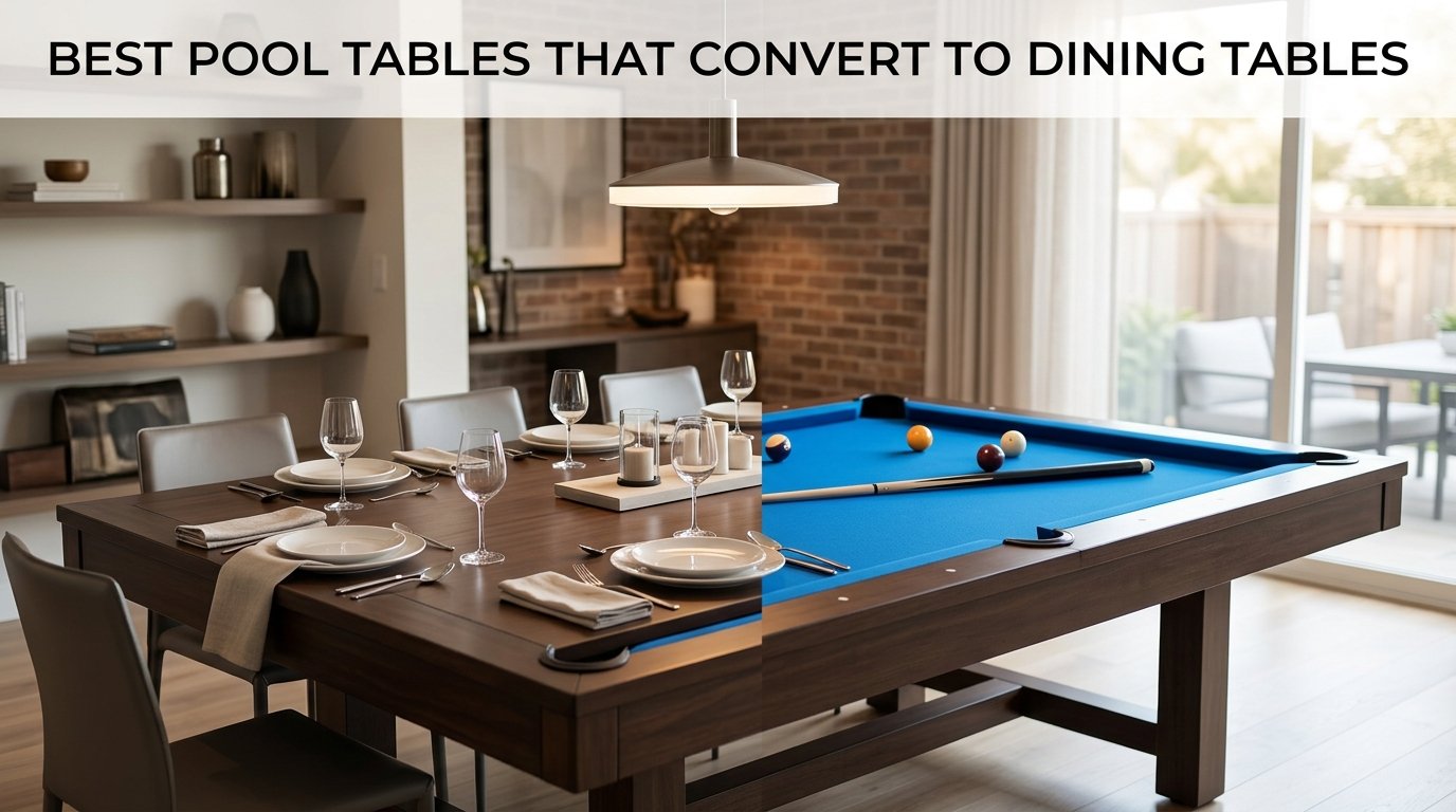 best pool tables that convert to dining tables