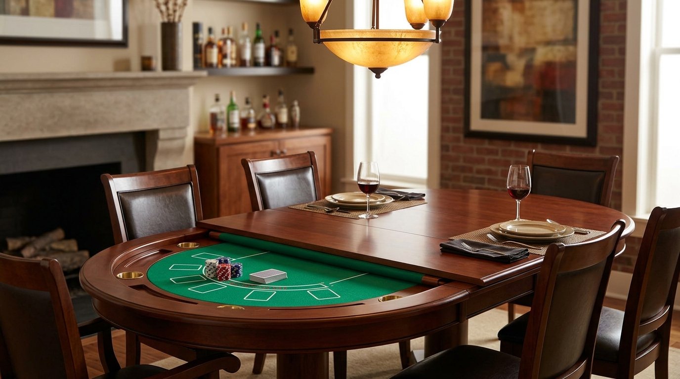best poker dining tables