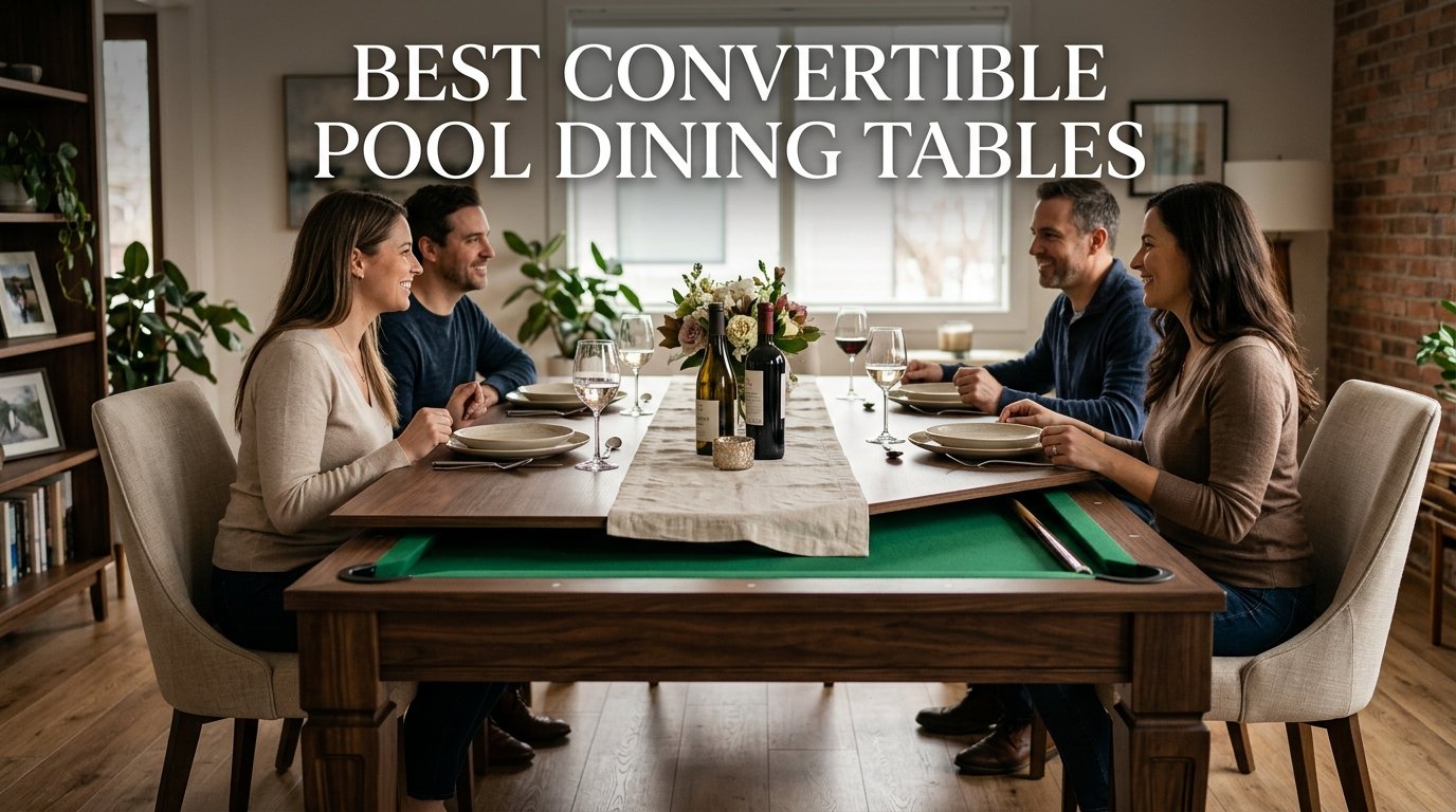 best convertible pool dining tables