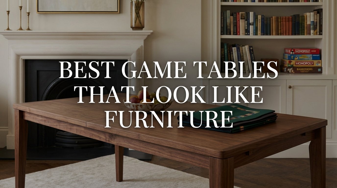best game tables that look like furniture