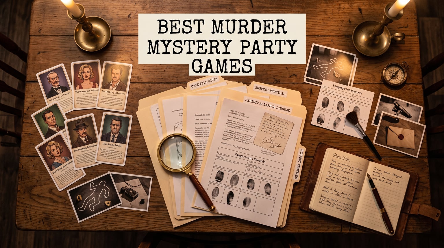 best murder mystery party games