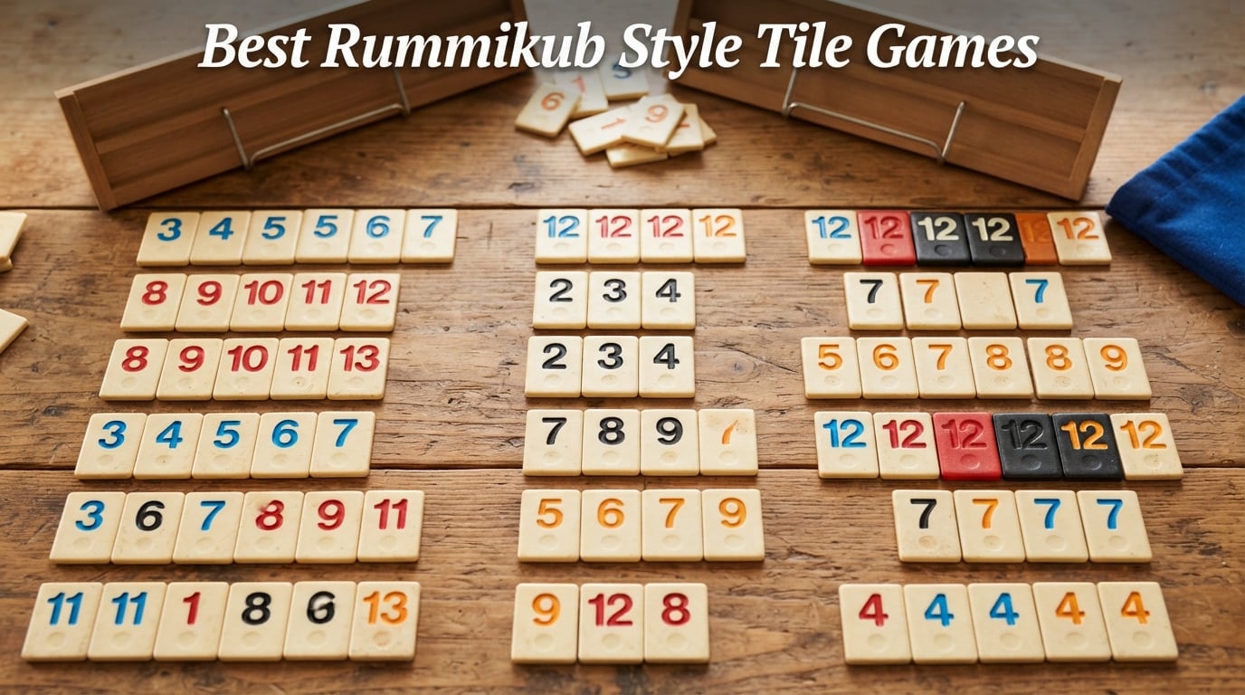 best Rummikub style tile games