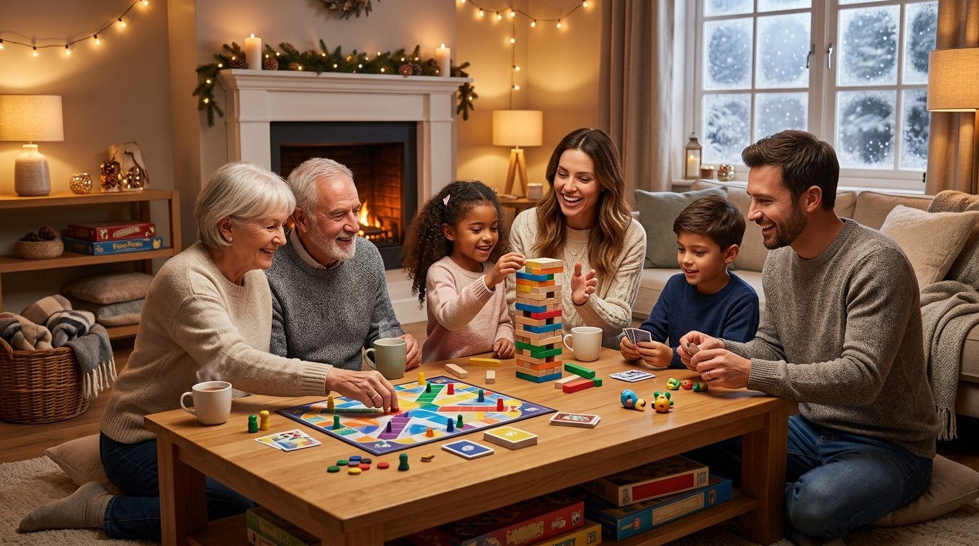 best winter indoor family games