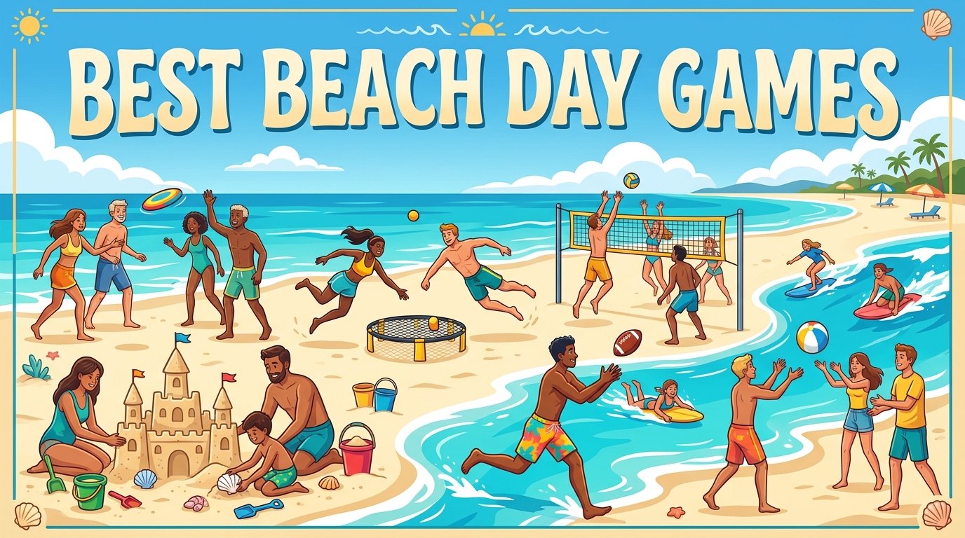 best beach day games