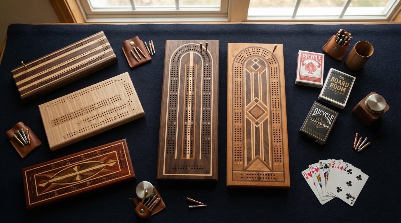 best handcrafted cribbage boards