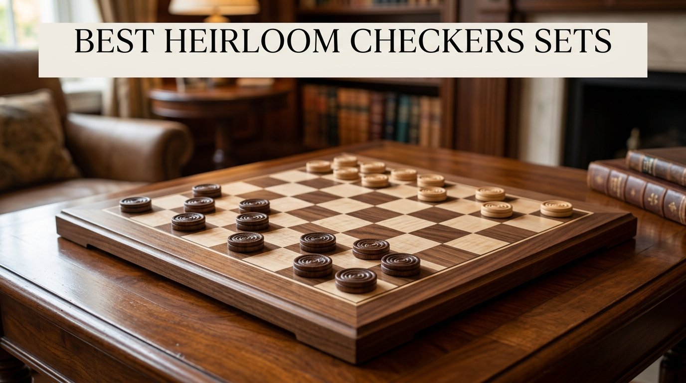 best heirloom checkers sets