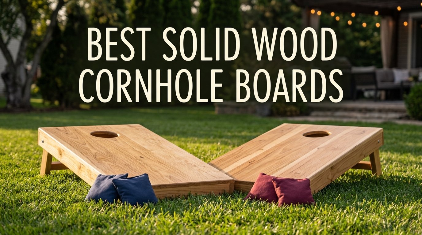 best solid wood cornhole boards