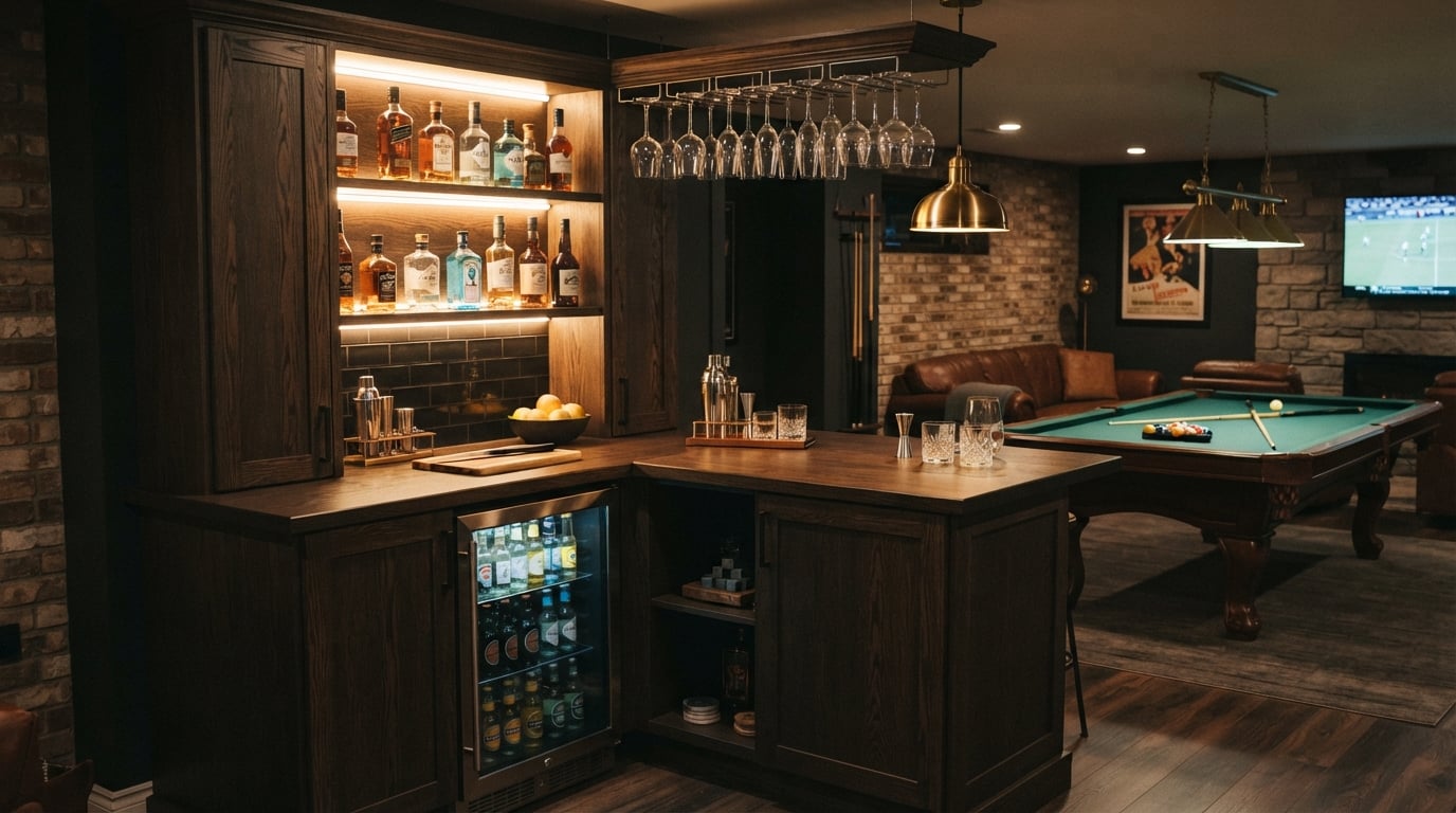 best bar cabinets for man caves