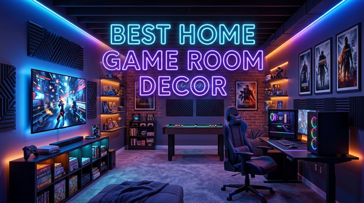 best home game room decor