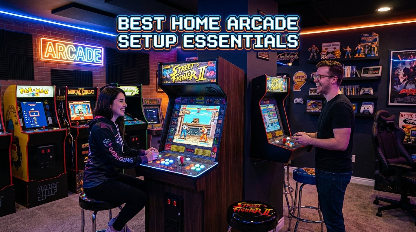 best home arcade setup essentials