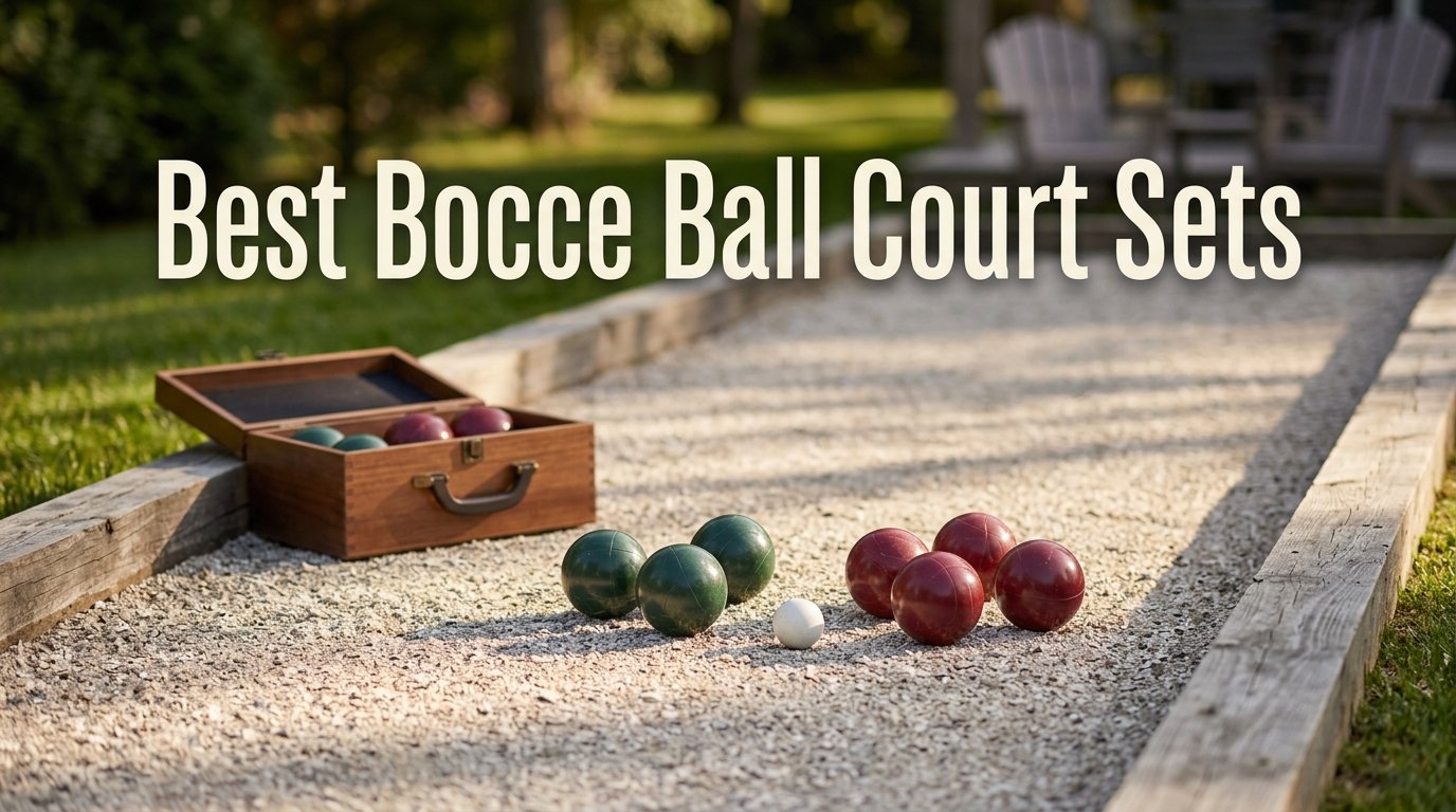 best bocce ball court sets