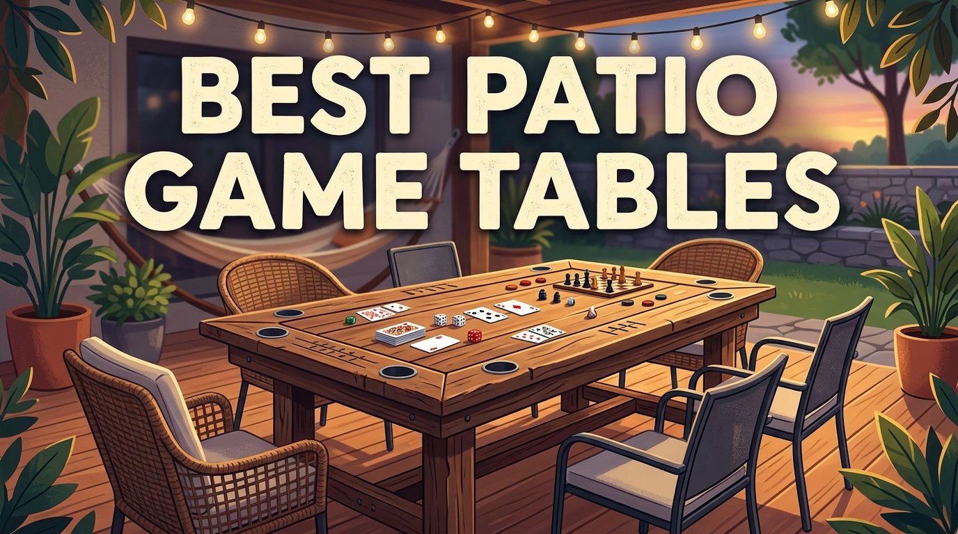 best patio game tables