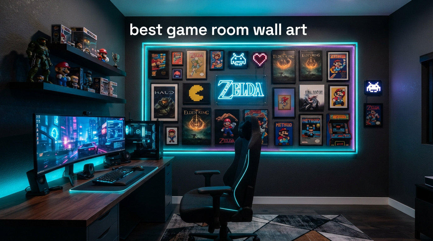 best game room wall art