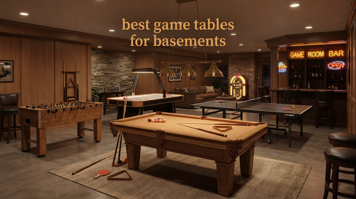 best game tables for basements
