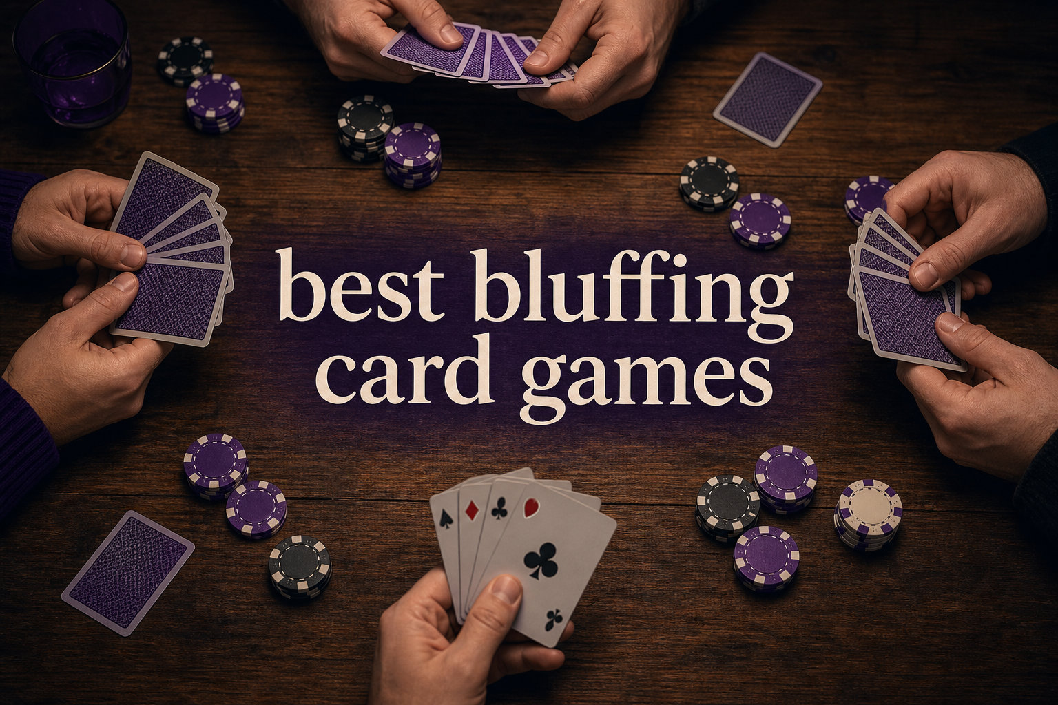 best bluffing card games