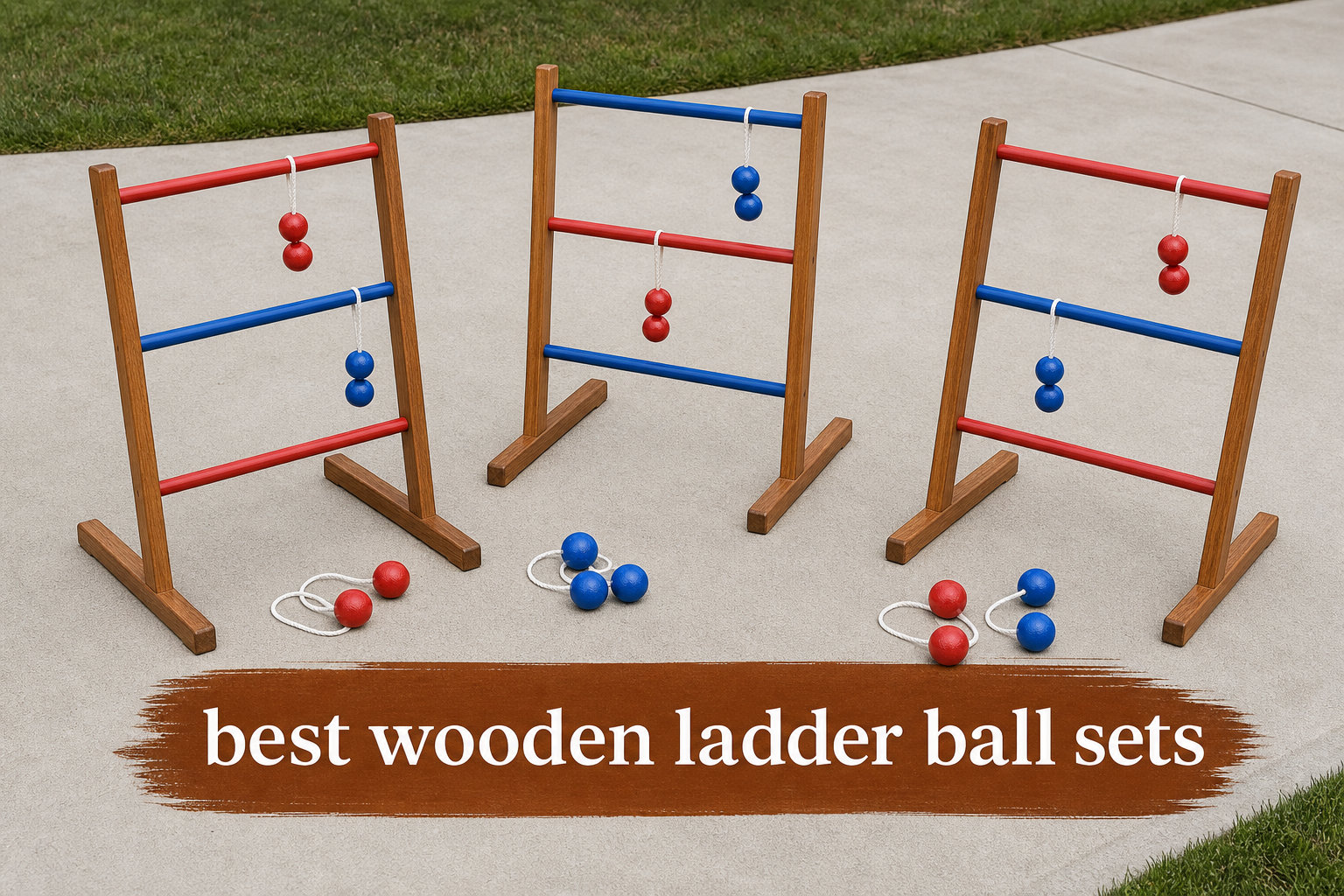 best wooden ladder ball sets