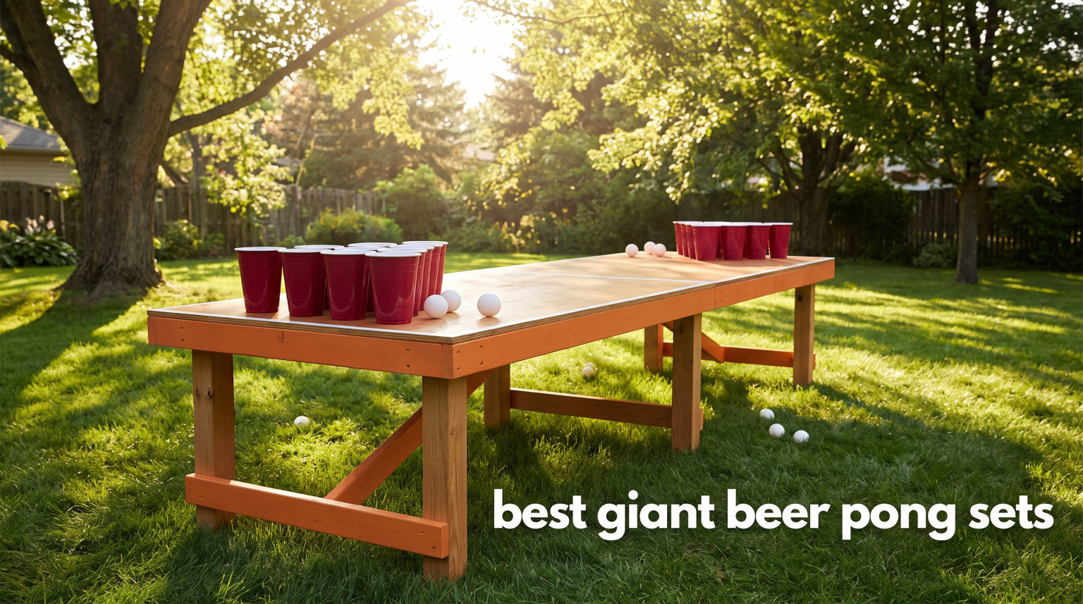 best giant beer pong sets