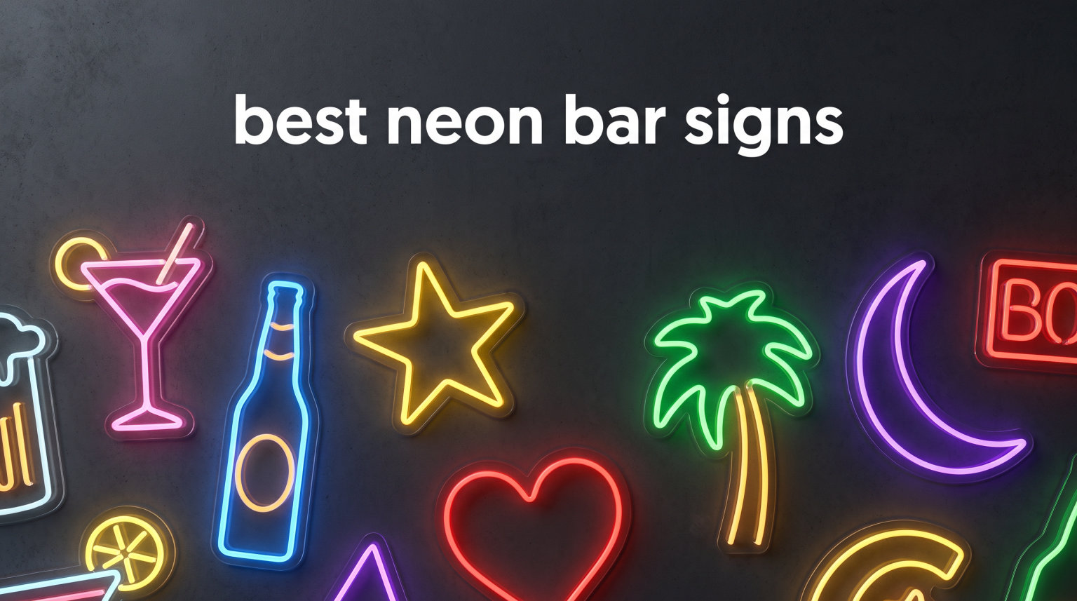 best neon bar signs