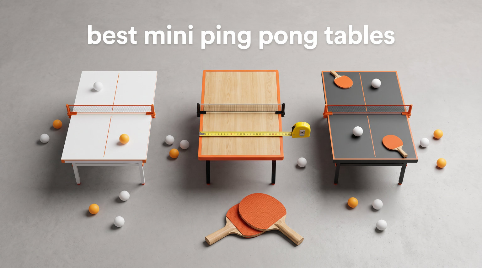 best mini ping pong tables