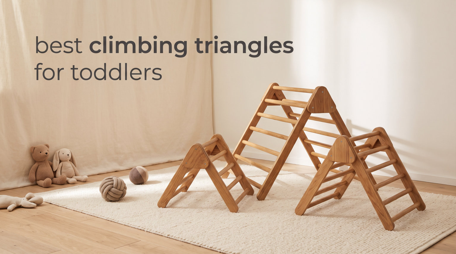 best climbing triangles for toddlers