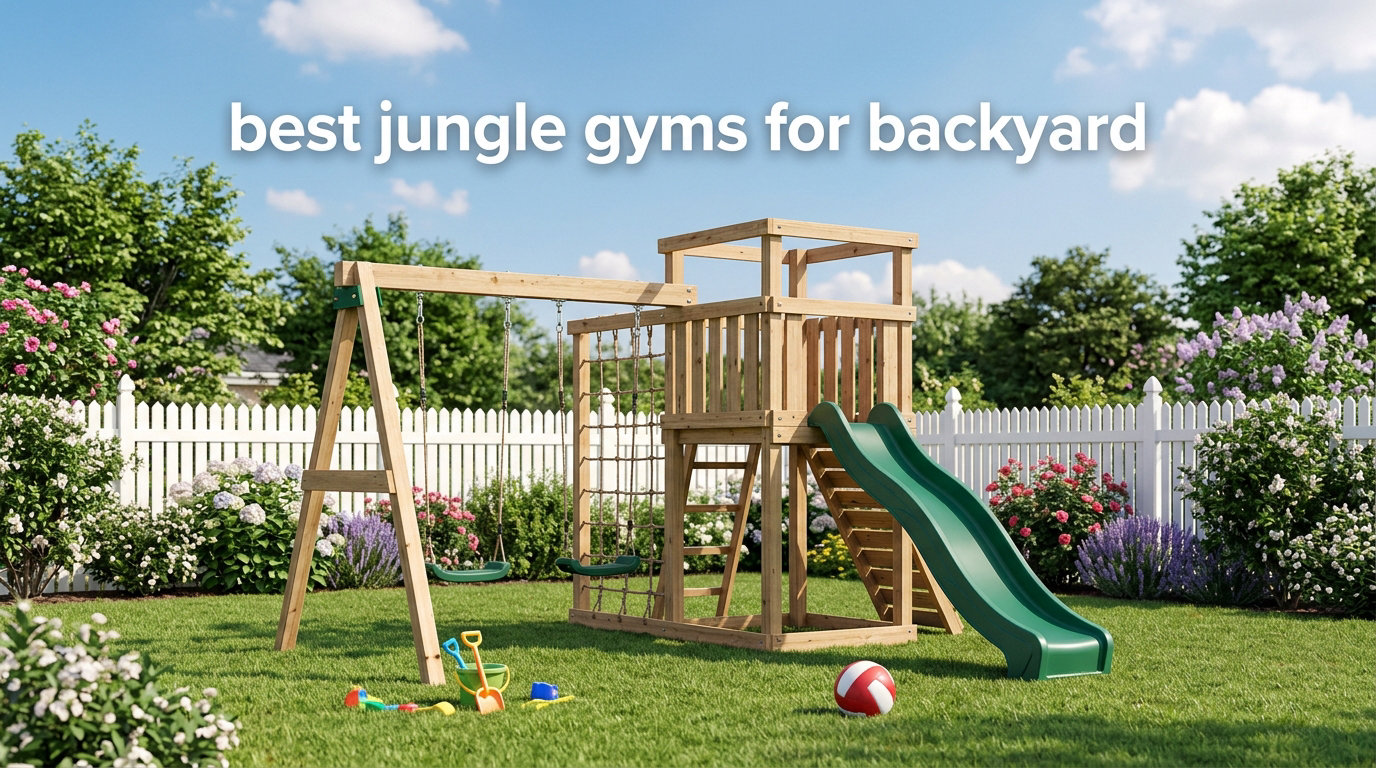 best jungle gyms for backyard