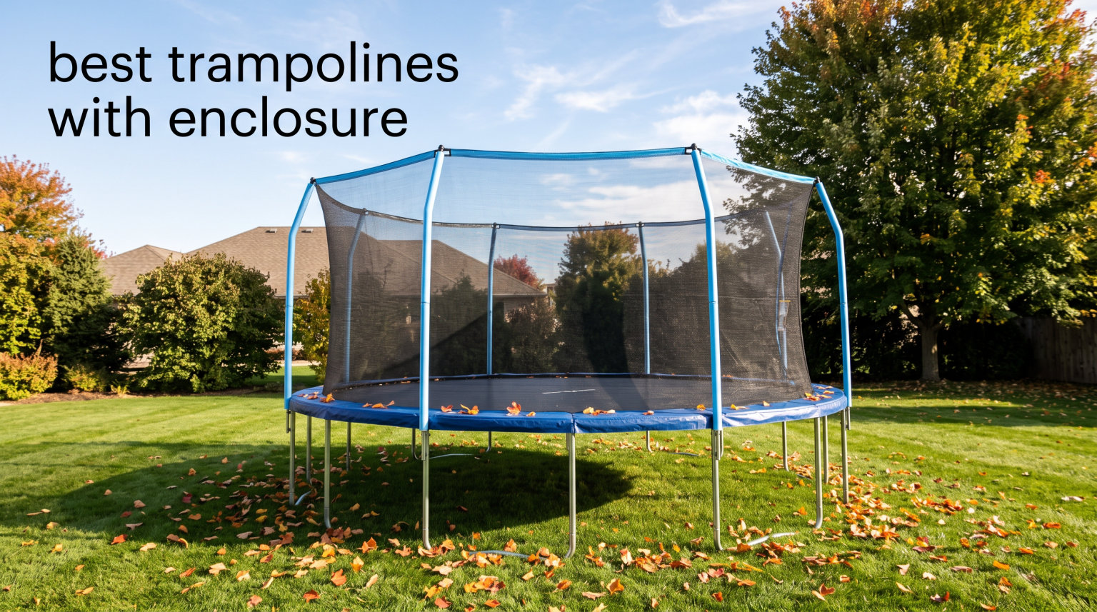 best trampolines with enclosure