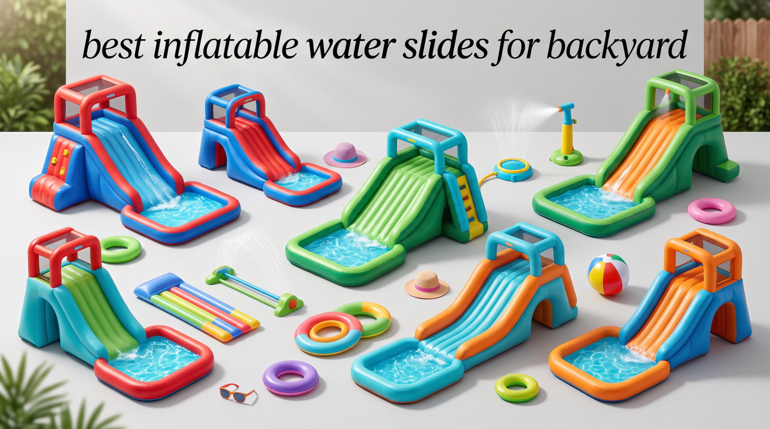 best inflatable water slides for backyard